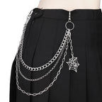 PENDRA Weblink Layered Spider Chain Keychain