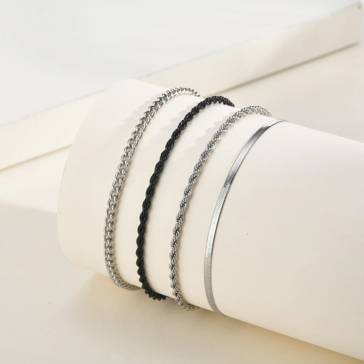 PENDRA Cuban Black Gold Bracelet