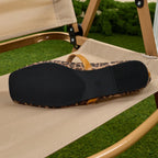 PENDRA Leopard Mesh Flat Shoes