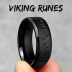 Vintage Nordic Viking Runes Celtic Knot Series Stainless Steel Womens Mens Rings Punk Biker Jewelry Creativity Gift Wholesale
