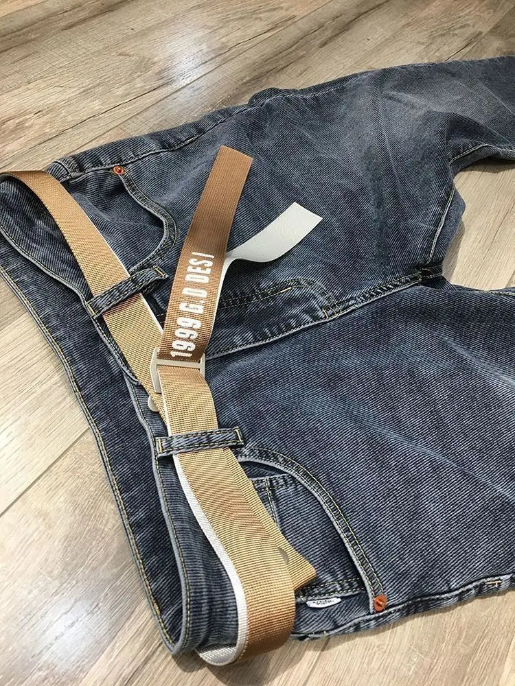 Fashion Men's Casual Denim Jeans High-quality Slim Fit Spring Autumn Blue Stretch Cowboy Stylish Luxury Clothing Men Trousers