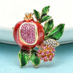 PENDRA Pomella Beautiful Pomegranate Brooch