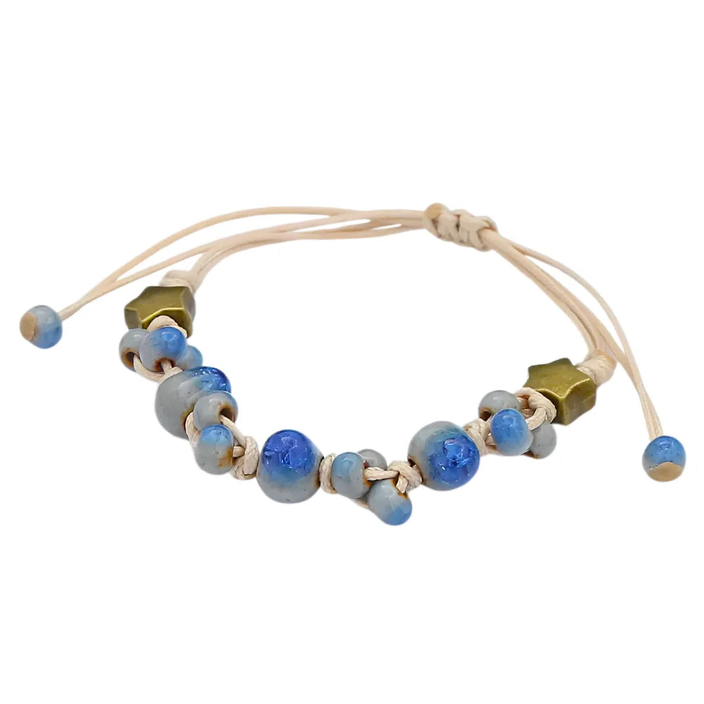 PENDRA Ceramica Vintage Ethnic Handmade Ceramic Bracelet
