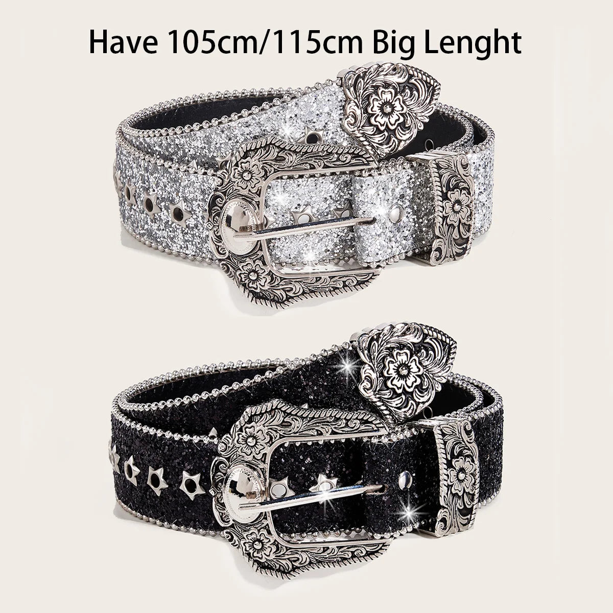 PENDRA Zarara Leather Western Gothic Belt