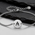 PENDRA Initials Alphabet Bracelet