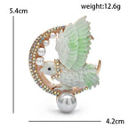 PENDRA Beautiful Dove Bird Brooch