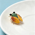 PENDRA Cicada Charm 2-Color Enamel Cicada Brooch