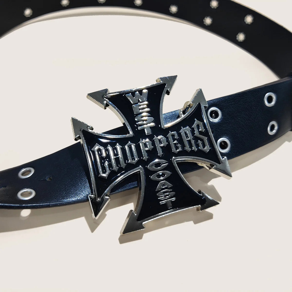 Punk Y2K Big Cross Buckle Luxury Designer Jeans Belt For Men Korean PU leather Belt Female Waistband Gothic Casual Accessories