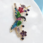 PENDRA Orchard Enamel Bird Brooch