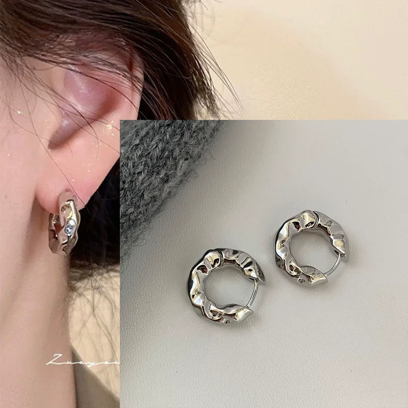 PENDRA Geometry Sterling Silver 5 Earrings