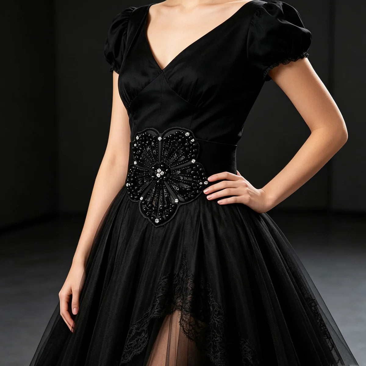 Women's Elastic Wide Belt Pearl Waist Rhinestone Bow Dress Belt High Quality Wedding Party Cummerbunds Bling-Bling Big Corset
