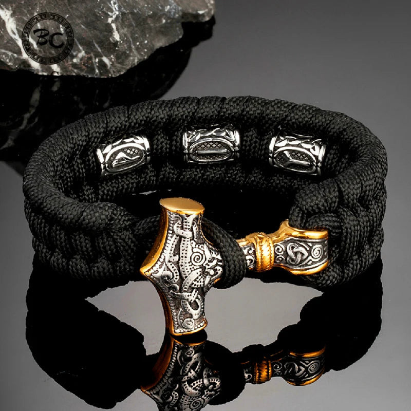 PENDRA Rune Hammer Bracelet