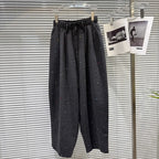 PENDRA Woolen Floor Length Wide Leg Pants