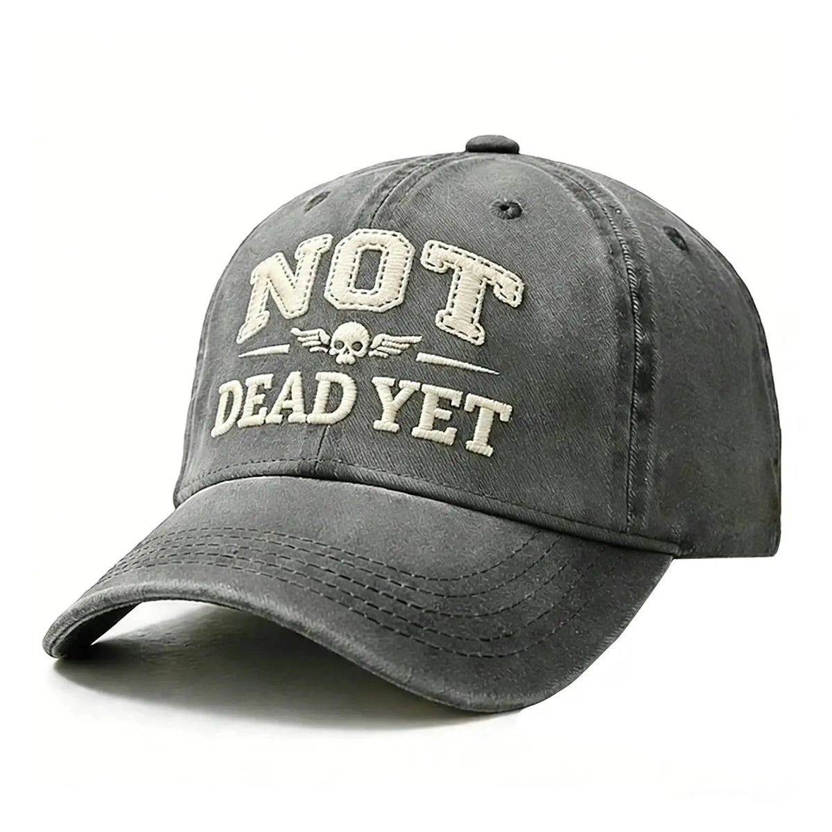 PENDRA Not Yet Embroidered Funny Vintage Cotton Dad Adjustable Baseball Cap