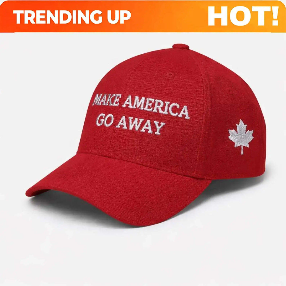 PENDRA Embroidered Maple Leaf Hat