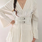 PENDRA Bellaarae Leather Punk Wide Corset Belt