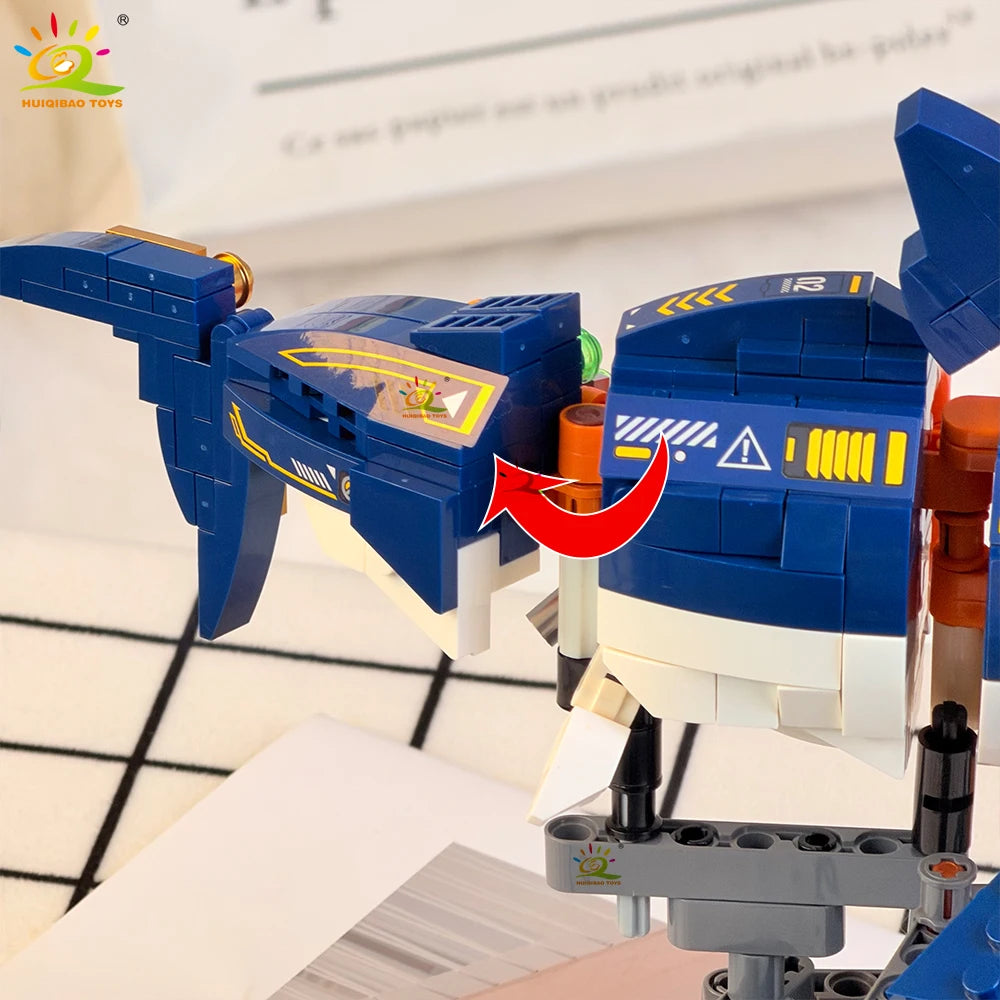 PENDRA Shark Display Mechanical Building Set
