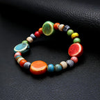 PENDRA Ceramica Colorful Handmade Boho Beaded Bracelet