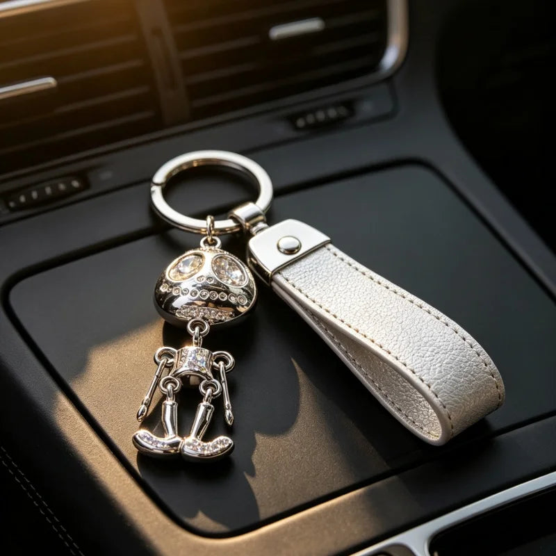 PENDRA Robotspin Rotatable Robot Skeleton Keychain