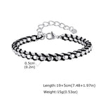 PENDRA Black Silver Bracelet