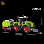 PENDRA Farmer Tractor Cultivator Building Set