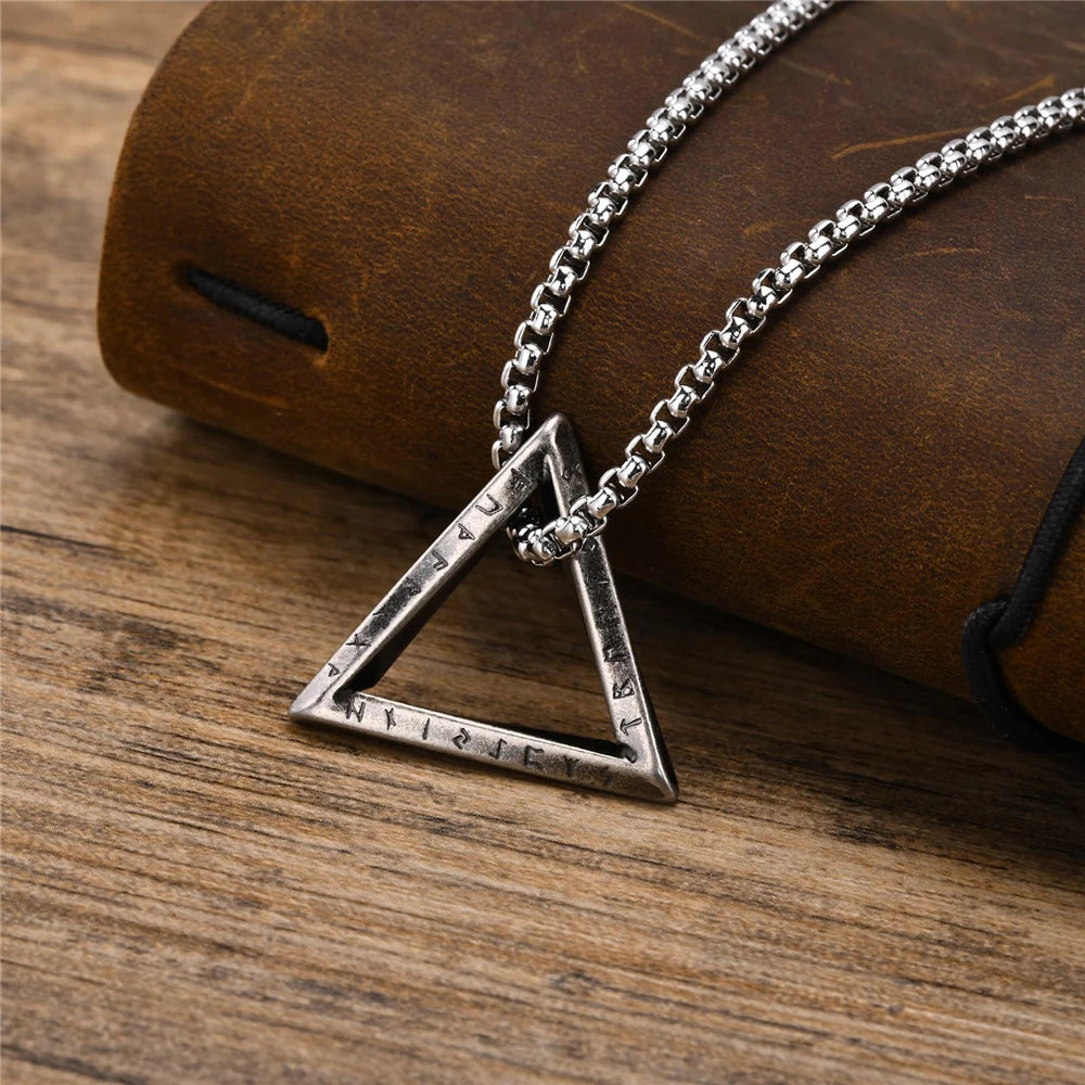 PENDRA Rune Norse Futhark Necklace