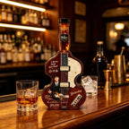 Paul McCartney The Beatles Glass Whiskey Decanter 350ml Guitar Shape Sticker Craft Liquor Bottle Music Fan Collection Gift