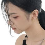 PENDRA Hoop Sterling Silver 4 Earrings