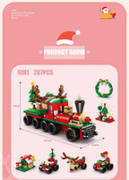 PENDRA Elk Deer Santa Building Set