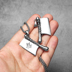 PENDRA Good Evil Kitchen Steel Necklace