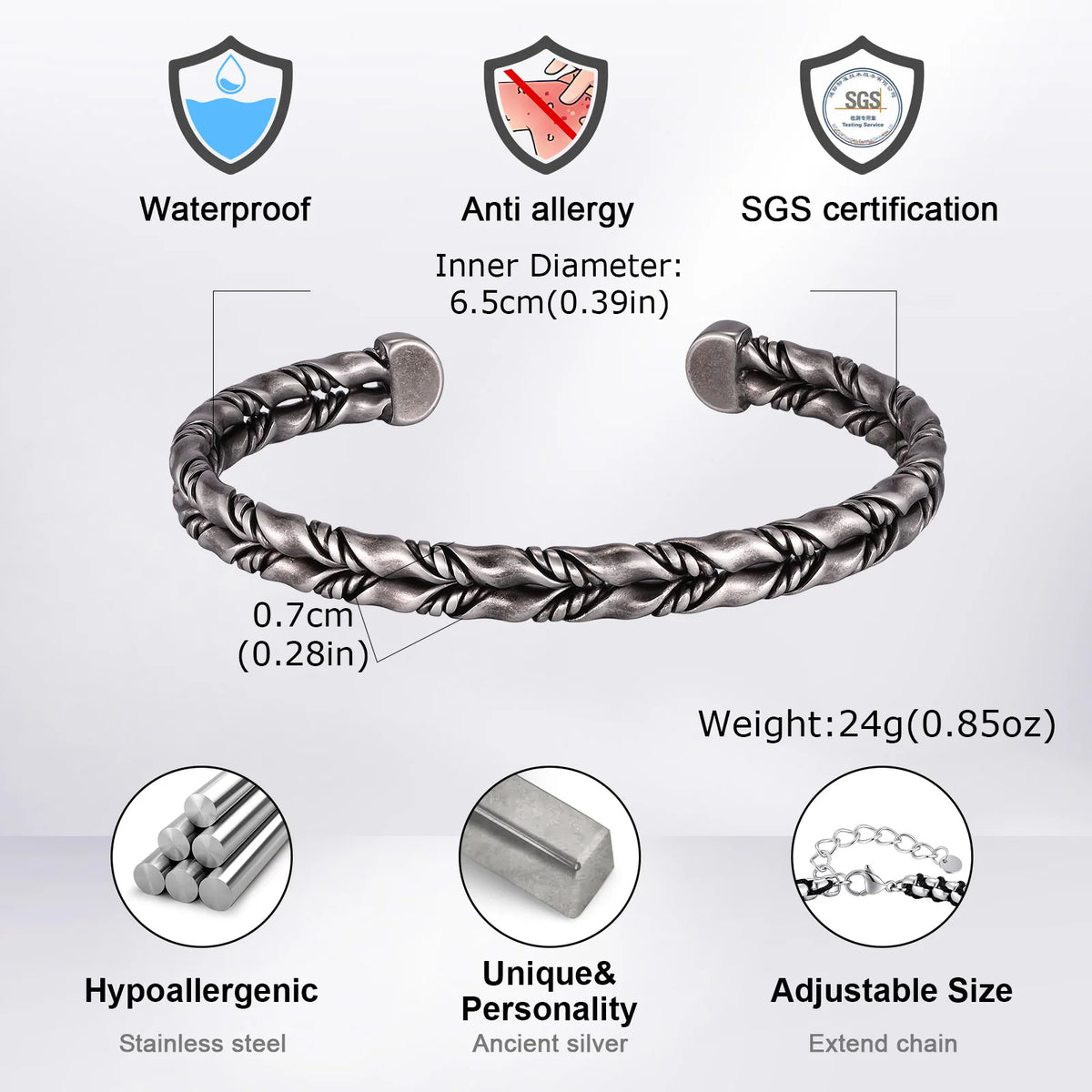 PENDRA Dravion Twisted Cuff Bracelet