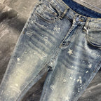 PENDRA Washed Boyfriend Slim Jeans