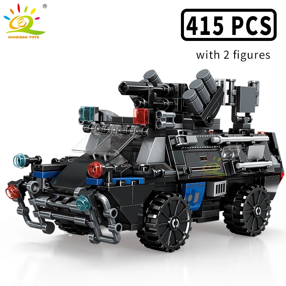 PENDRA 4in1 Swat Police Building Set