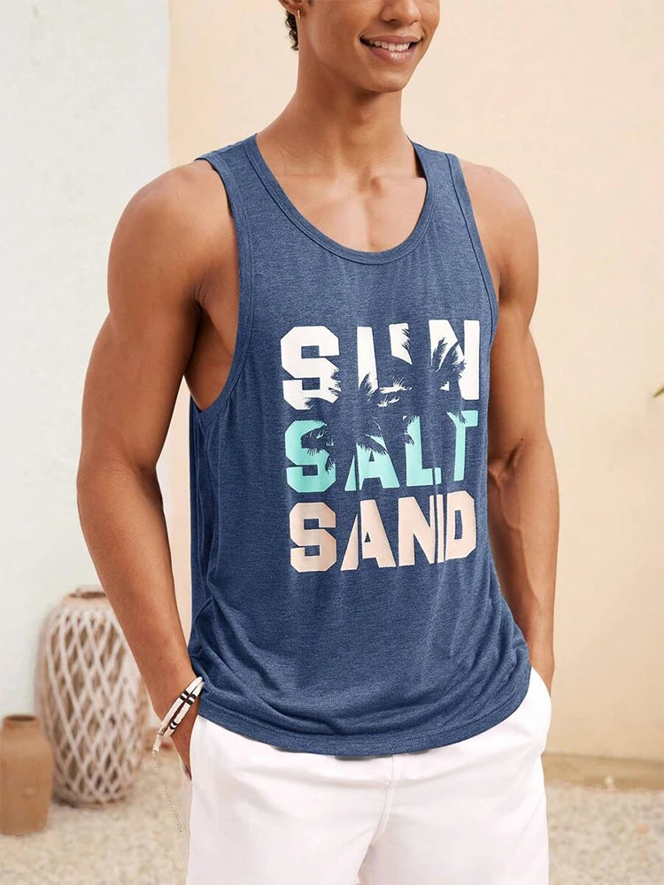 PENDRA 3D Print Sport Sleeveless T-Shirt