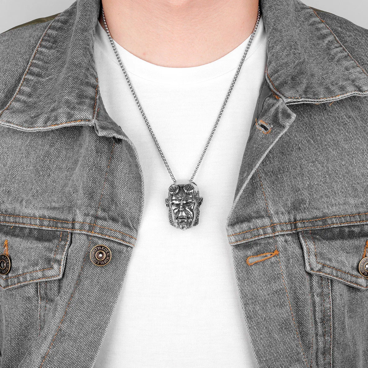 PENDRA Hellboy Anung Un Steel Necklace