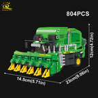 PENDRA Farmer Tractor Cultivator Building Set