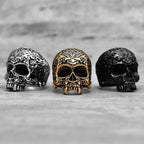 PENDRA Skull Boyfriend Biker Steel Ring