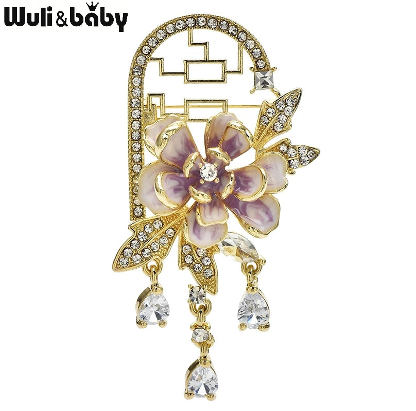 PENDRA Peoniatassel Tassel Peony Flower Brooch