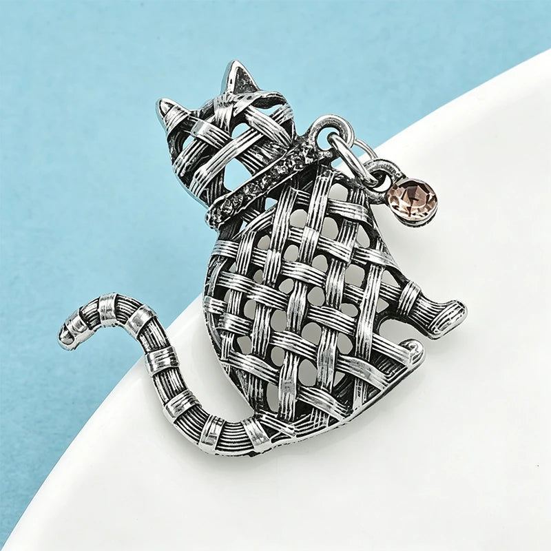PENDRA Felina2 Cat Brooch