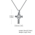 PENDRA Cross Knot Pendant Necklace