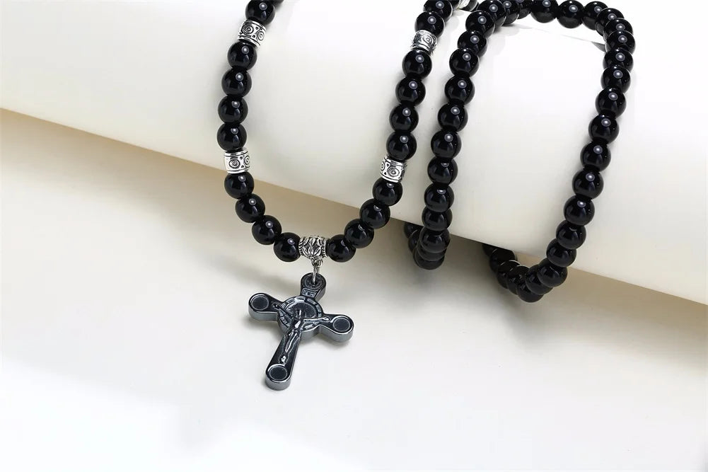 PENDRA Cross Rosary Rosary Necklace