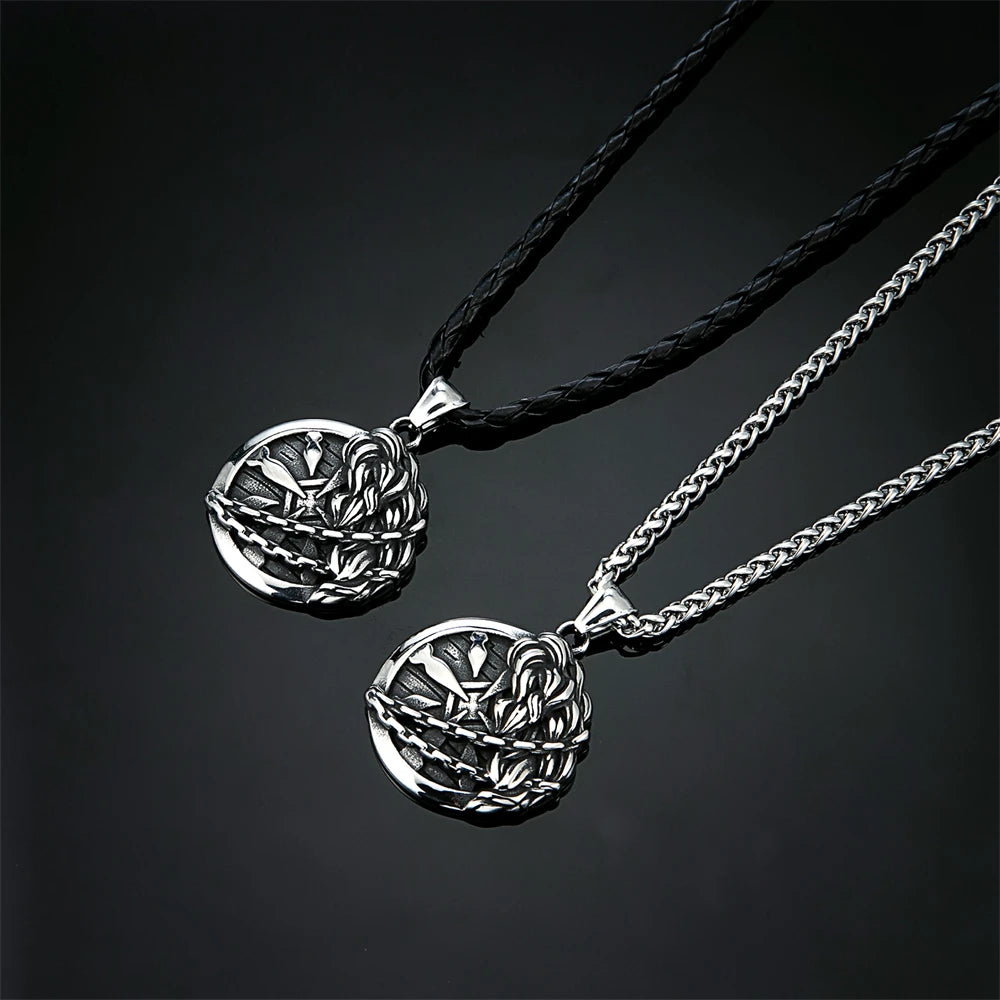 PENDRA Viking Spear Norse Necklace