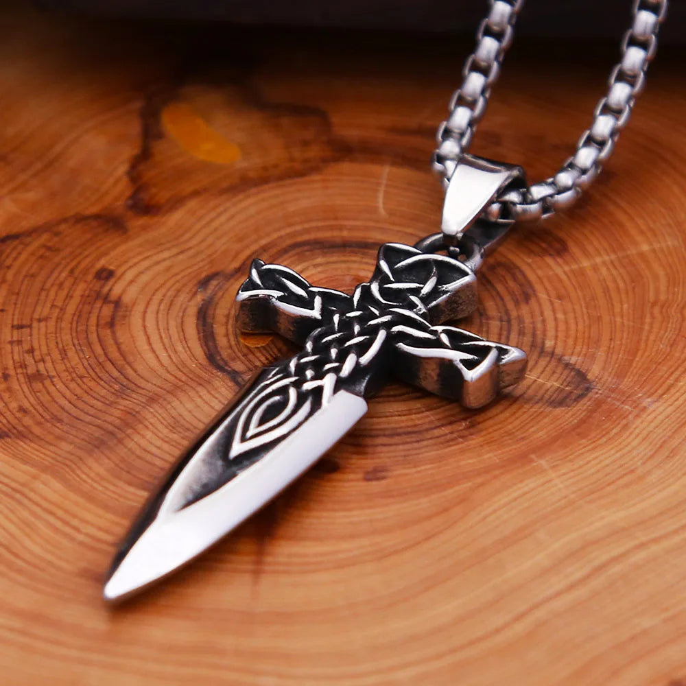 PENDRA Nordicblade Viking Sword Pendant Necklace
