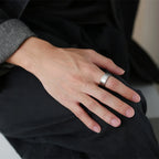 PENDRA Spinner Wedding Steel Ring