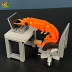 PENDRA Shrimp Figurines LED Building Set