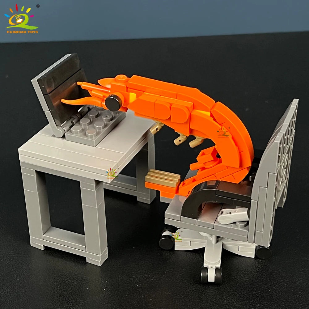 PENDRA Shrimp Figurines LED Building Set