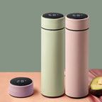 500ML High-Quality 304 Stainless Steel Smart Thermos Insulated Tea and Water Separation Cup for Men Women Best Christmas Gift
