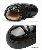 -40 2025 New Women's Winter Moon Medium Tube Waterproof Space Ankle Snow Boots