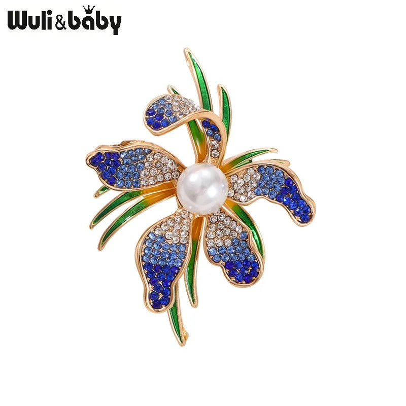 PENDRA Pearlina Pearl Flower Brooch