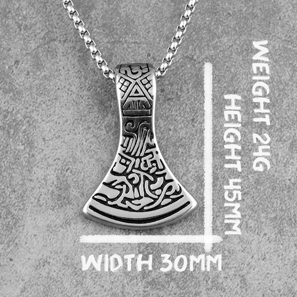 PENDRA Axe Ares Boyfriend Steel Necklace
